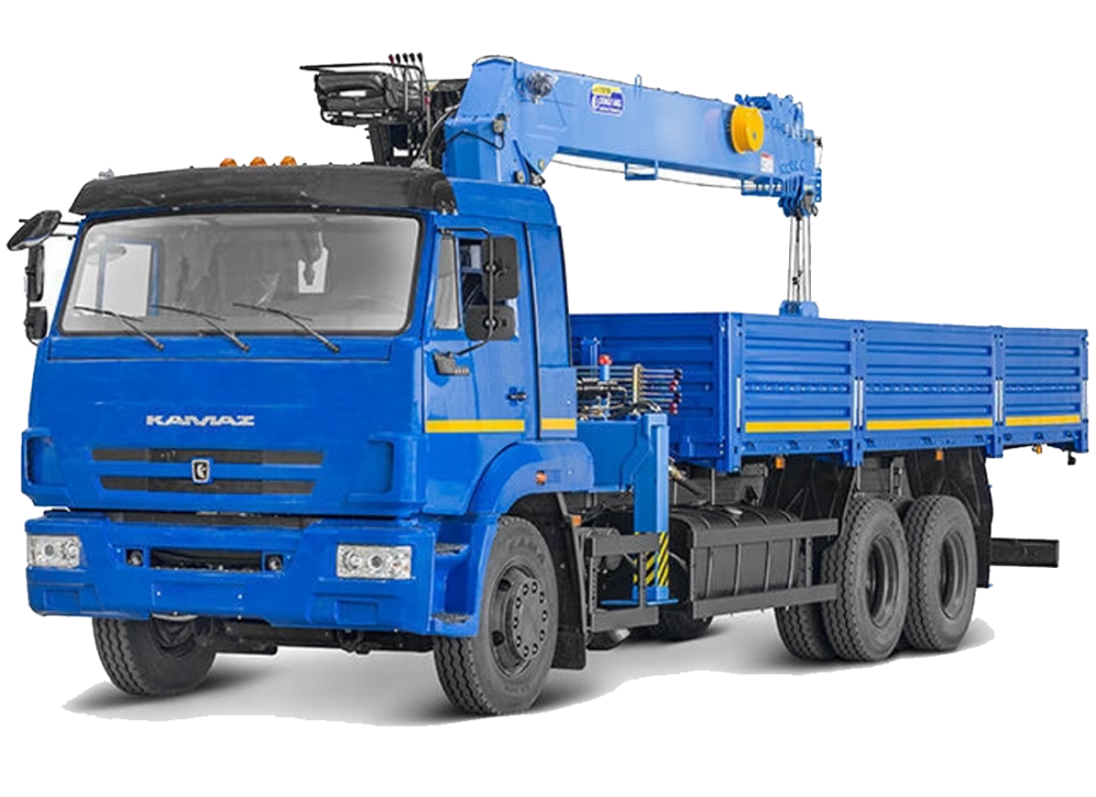 КамАЗ 6x4 с манипулятором